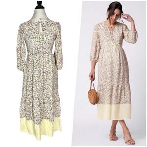 Seraphine | Women | Ditsy Floral Versatile Maternity Nursing Midi Dress | Size 2